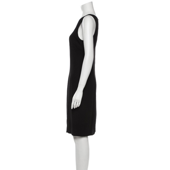 CHANEL Vintage Wool Sheath Dress, Black, L - Picture 2 of 16